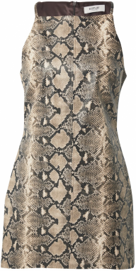 REPLAY Šaty  piesková / čierna