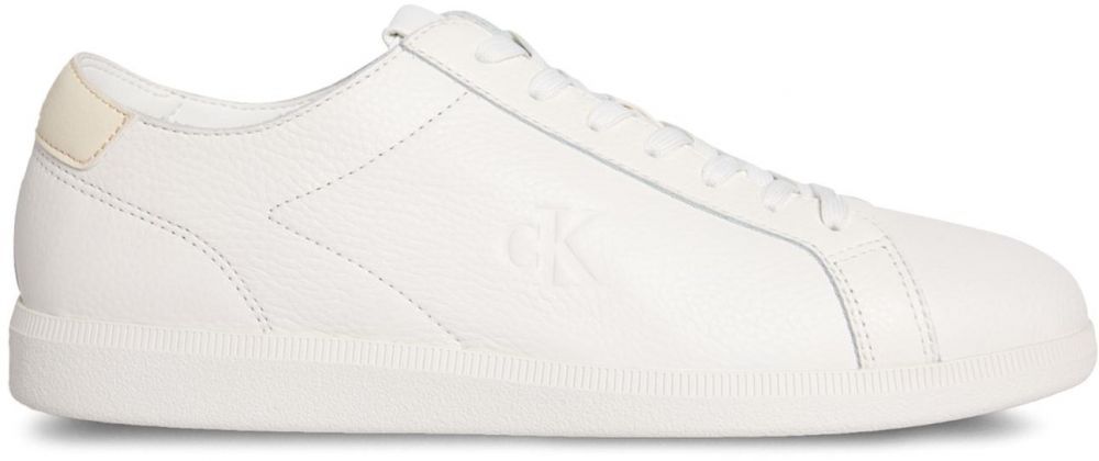 Calvin Klein Nízke tenisky  svetložltá / biela