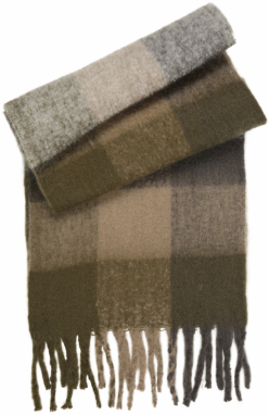 studioselect Šál  béžová / hnedá / čokoládová / olivová