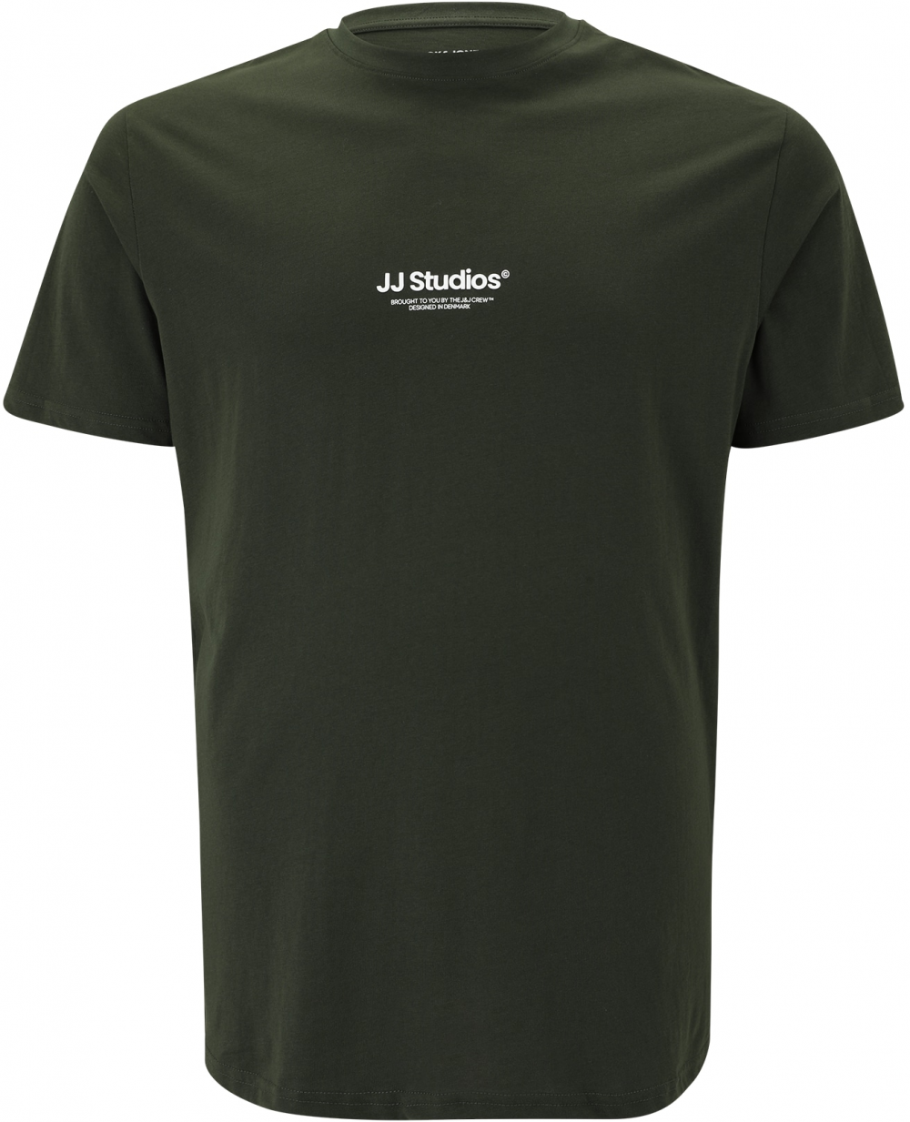 Jack & Jones Plus Tričko 'JJESOHO'  zelená / biela