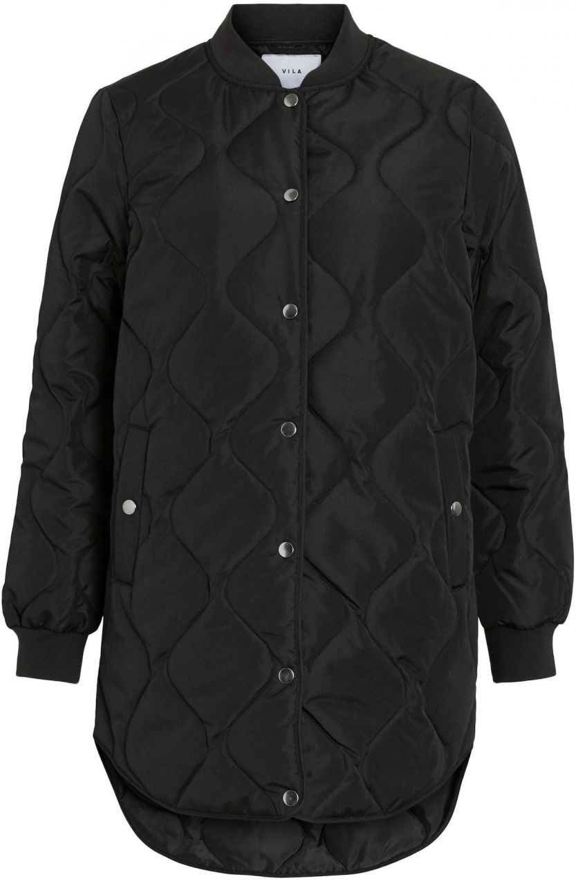 VILA Prechodný kabát 'VITate'  čierna