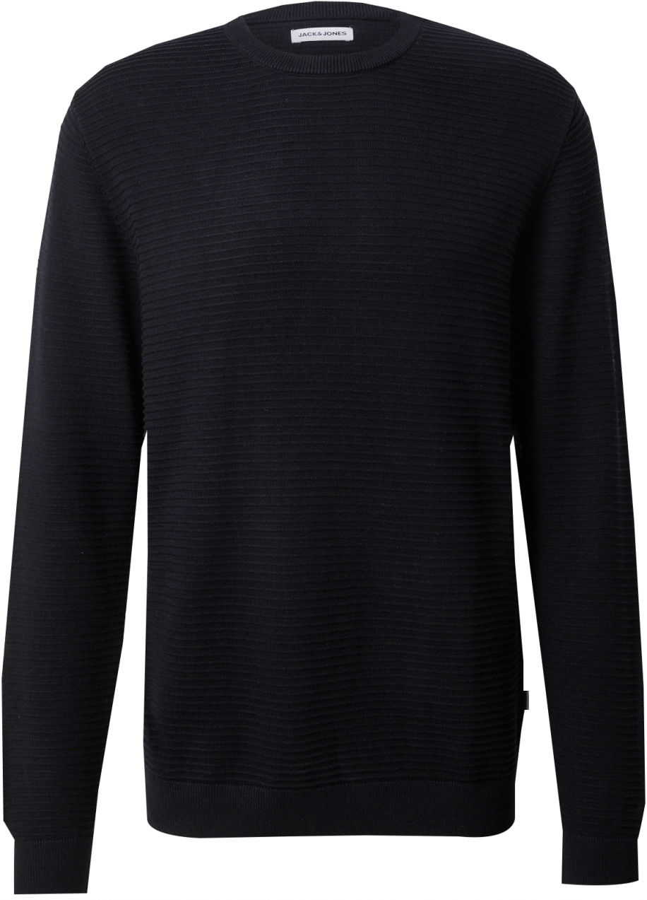 JACK & JONES Sveter  čierna
