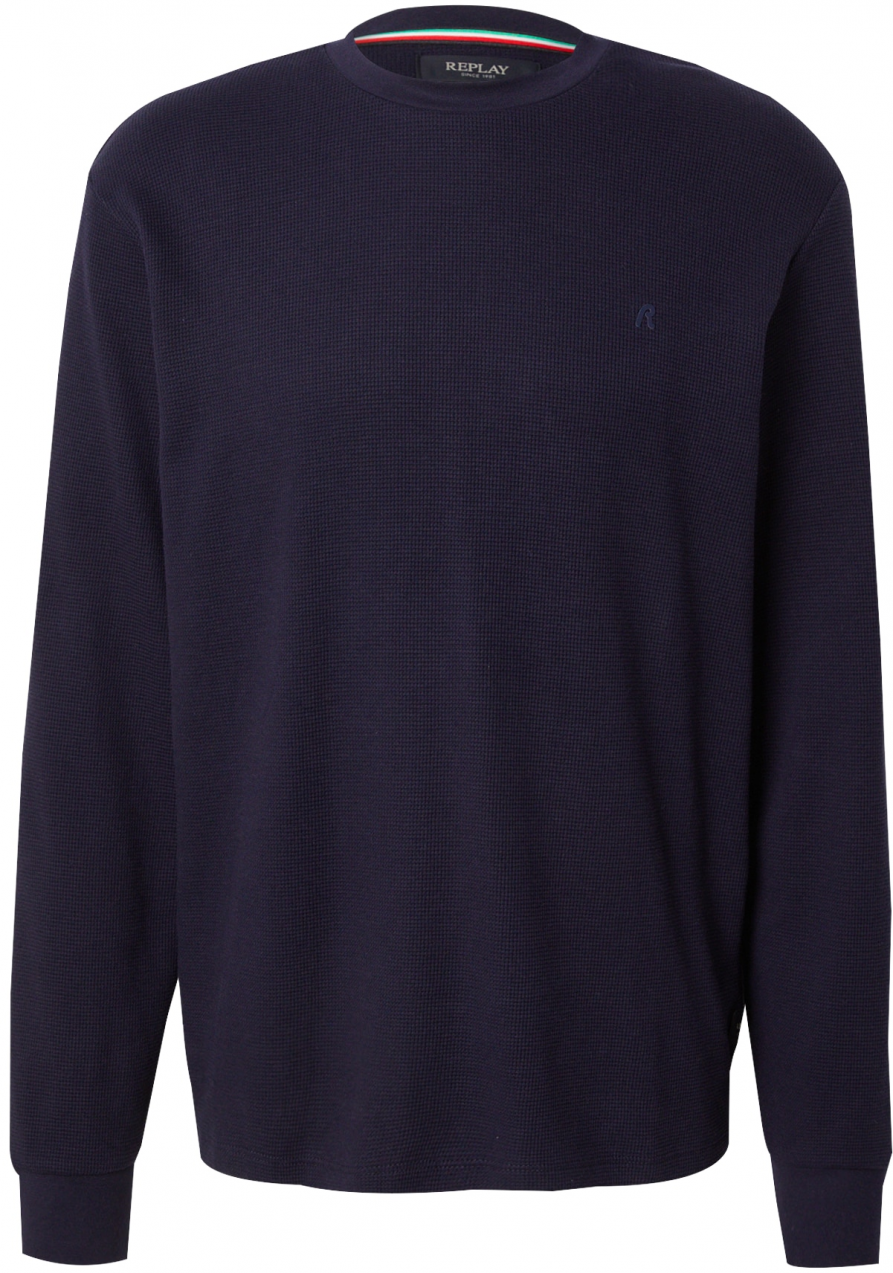 REPLAY Tričko  námornícka modrá