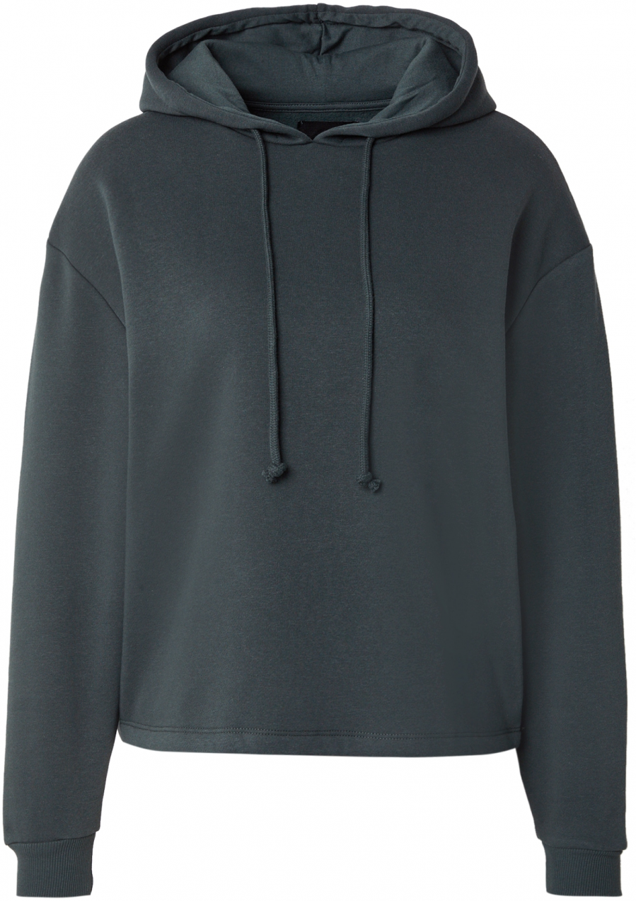 PIECES Mikina 'CHILLI'  tmavozelená