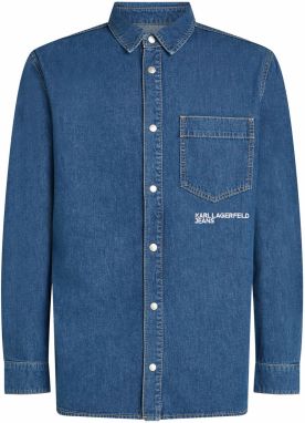 KARL LAGERFELD JEANS Košeľa  modrá denim