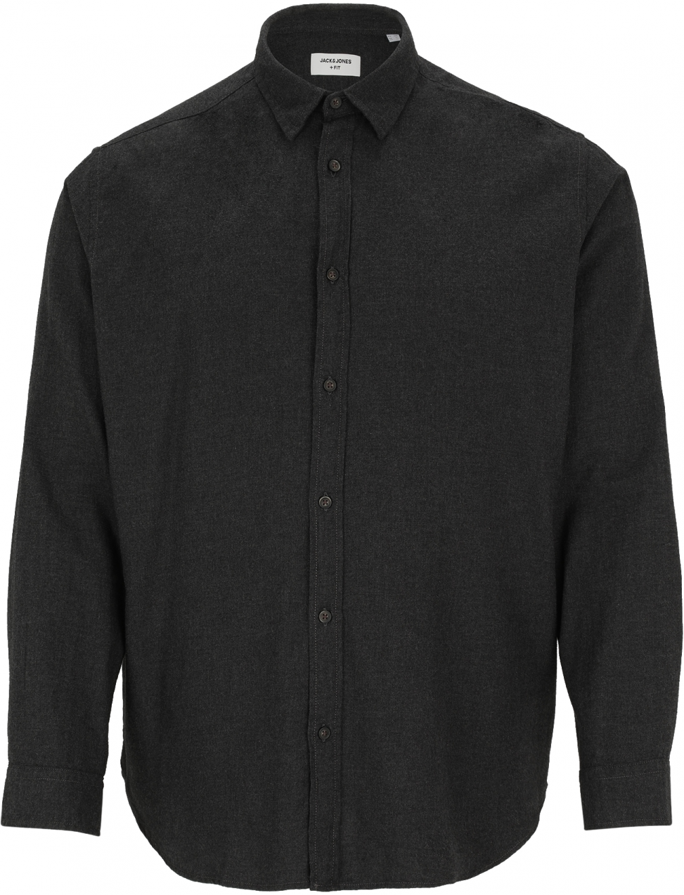 Jack & Jones Plus Košeľa 'JJEClassic'  tmavosivá