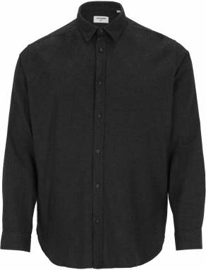 Jack & Jones Plus Košeľa 'JJEClassic'  tmavosivá