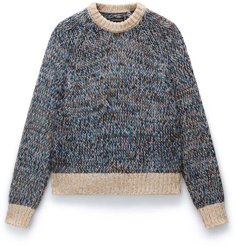 NAPAPIJRI Sveter 'Ansei'  béžová / nebielená / svetlomodrá / čokoládová