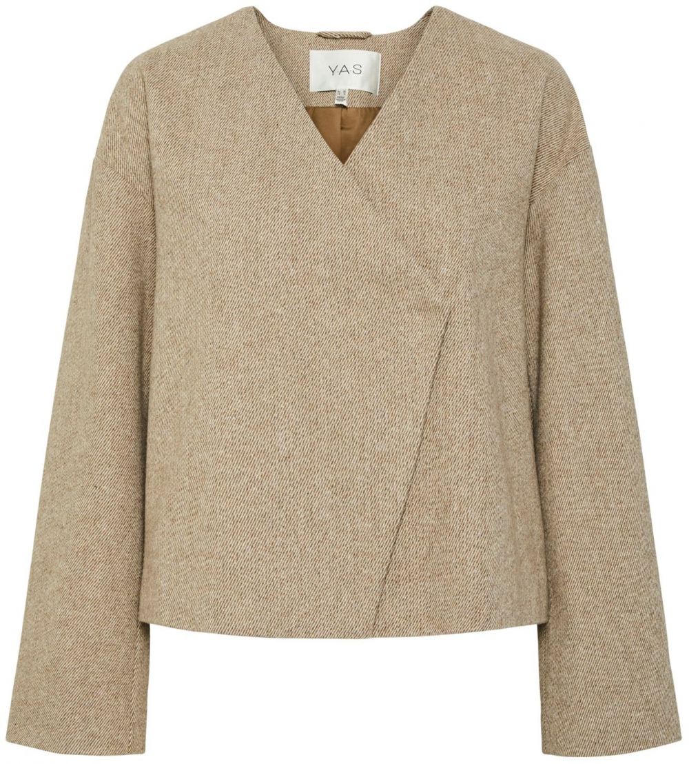 YAS Prechodná bunda 'YASSPRING'  krémová / svetlohnedá