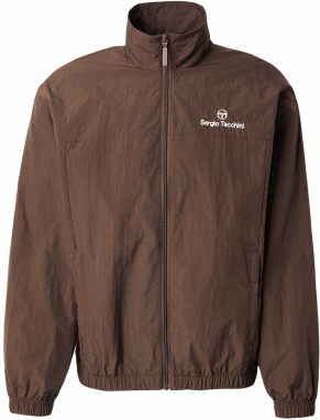 Sergio Tacchini Prechodná bunda 'Nayla 024'  hnedá / biela