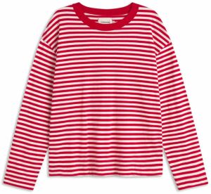 Thinking MU Tričko 'EMILI'  červená / biela