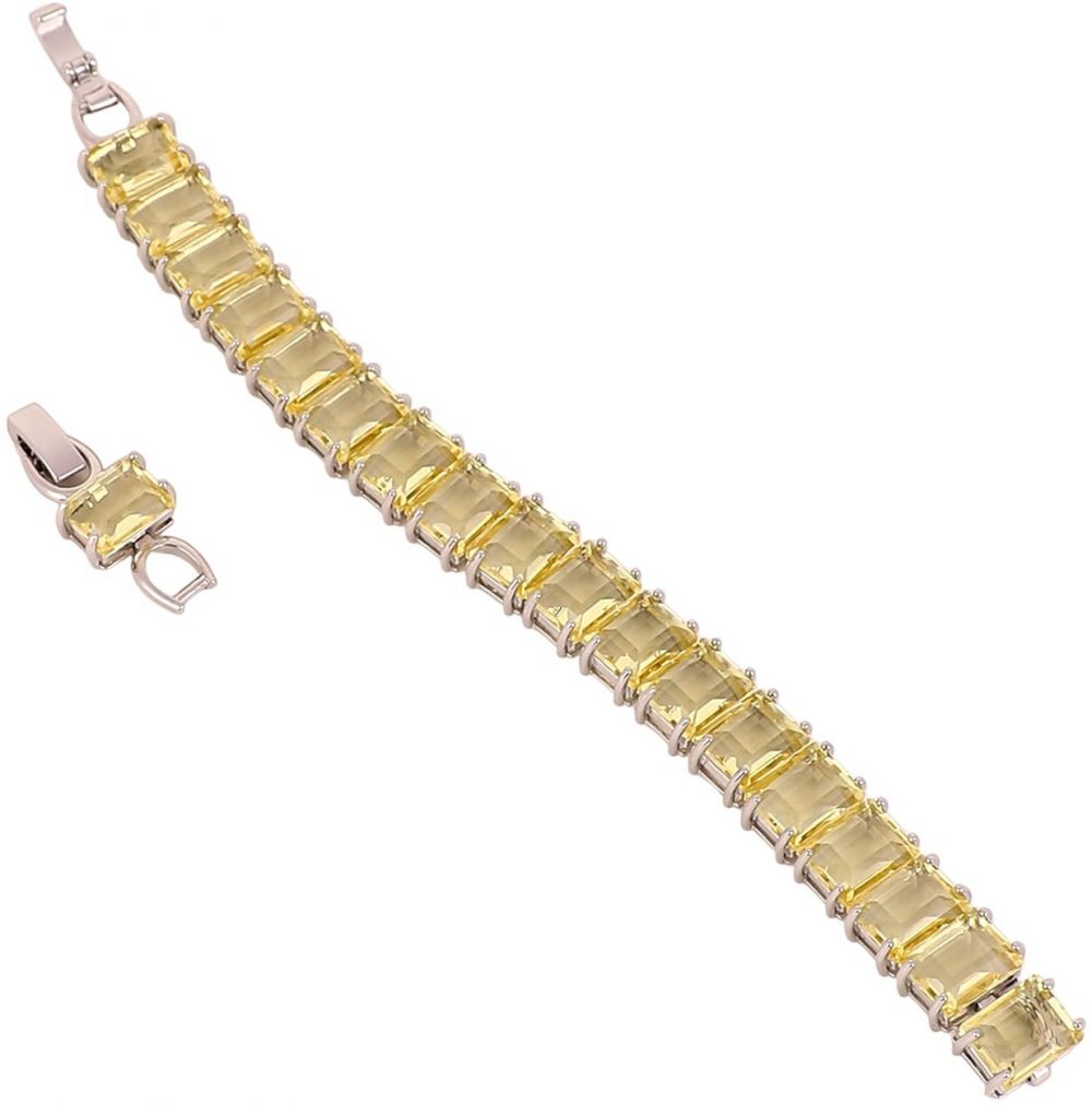 SOHI Náramok 'Maeve'  žltá / strieborná