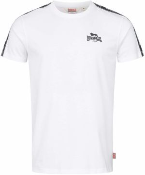 LONSDALE Tričko 'Brindister'  čierna / biela