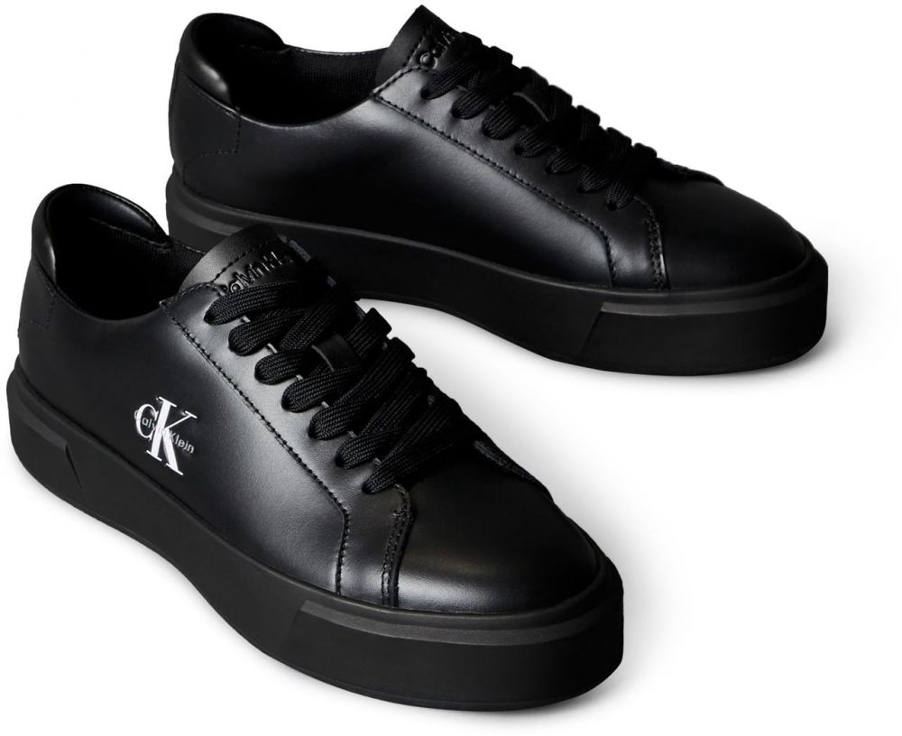 Calvin Klein Nízke tenisky  čierna / biela