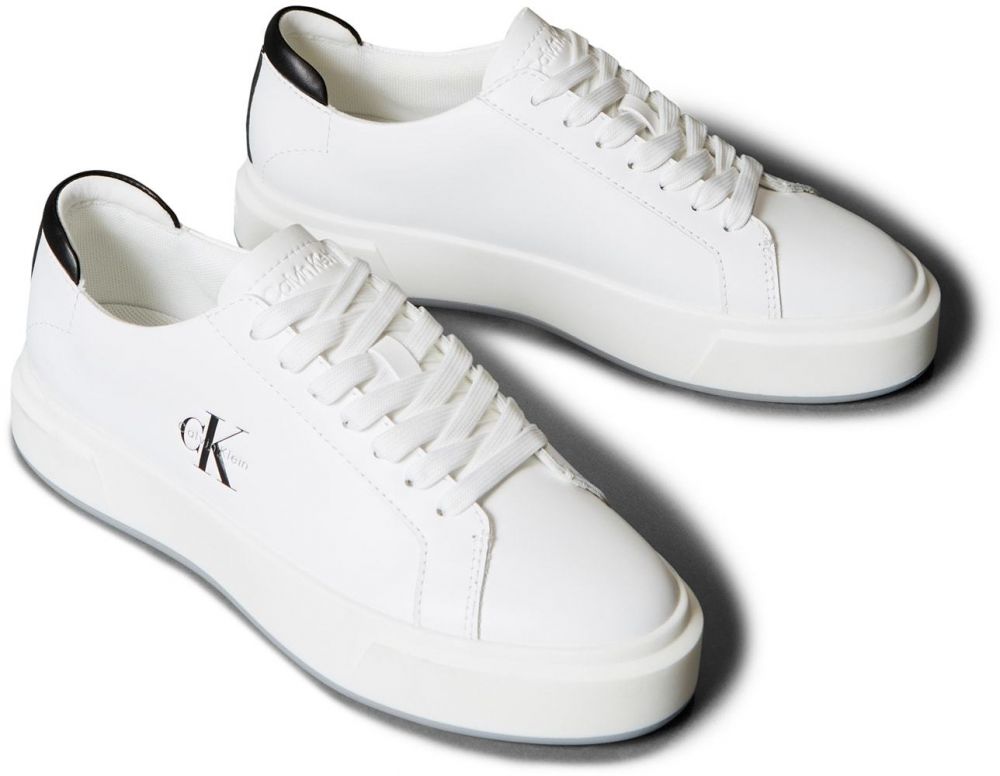Calvin Klein Nízke tenisky  čierna / biela