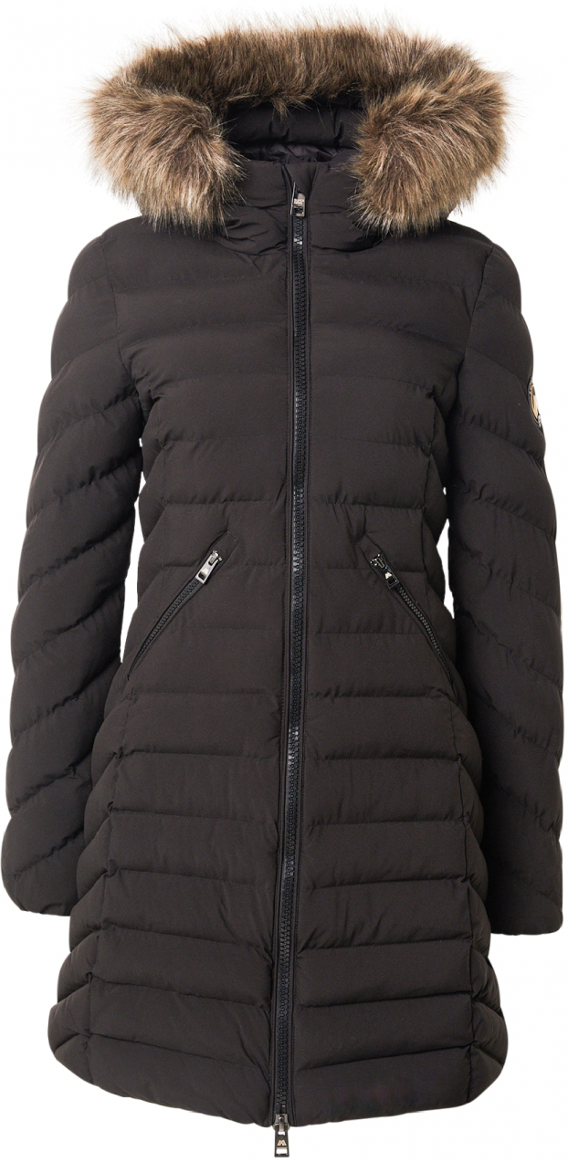 Superdry Zimný kabát 'Fuji'  hnedá / čierna