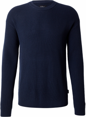 s.Oliver BLACK LABEL Sveter  námornícka modrá