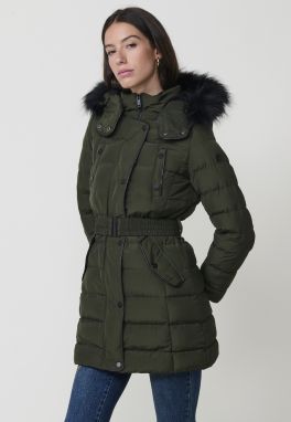 KOROSHI Zimná bunda  kaki