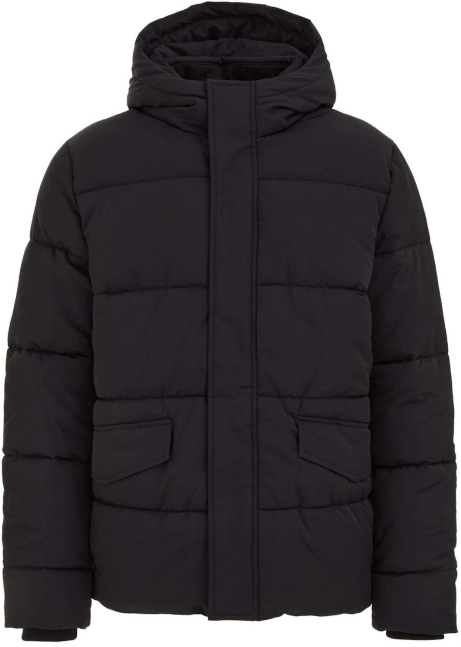 WE Fashion Zimná bunda  čierna