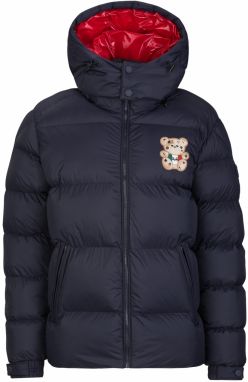 19V69 ITALIA Zimná bunda 'Jeffrey Teddy'  námornícka modrá / svetlohnedá