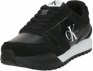 Calvin Klein Nízke tenisky 'TOOTHY RUNNER'  čierna / biela