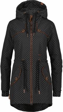 alife & kickin Prechodná bunda 'CharlotteAK'  čierna / biela