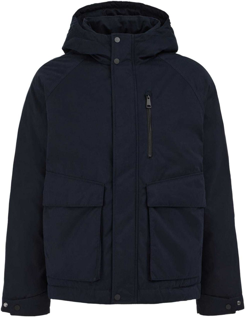 WE Fashion Zimná bunda  tmavomodrá