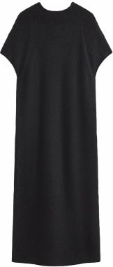 Lindex Pletené šaty 'Katja'  čierna