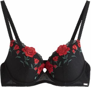 Lindex Podprsenka 'Malva Belle'  smaragdová / červená / čierna