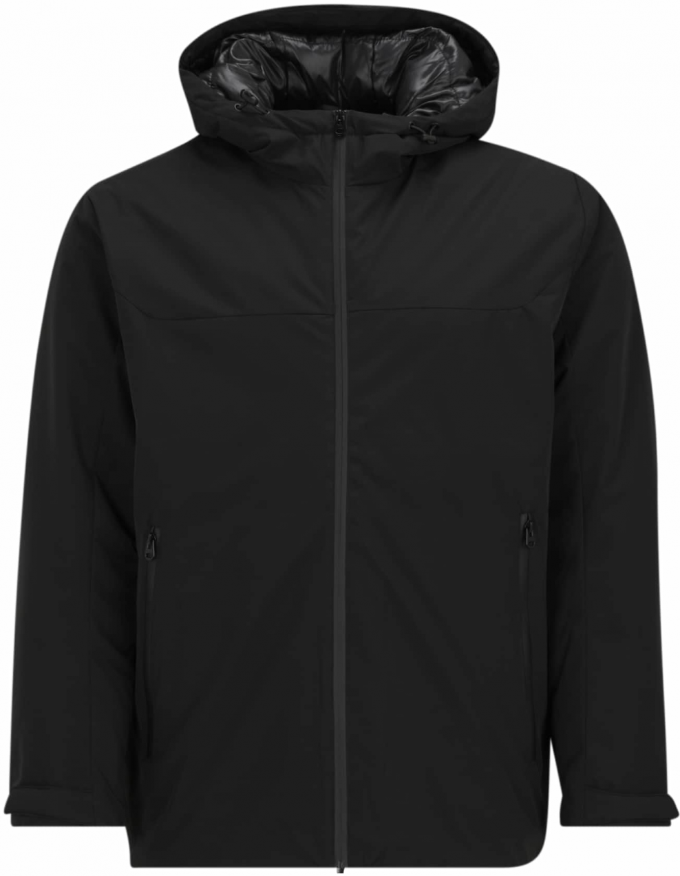 Jack & Jones Plus Prechodná bunda 'JJEBRANDON'  čierna