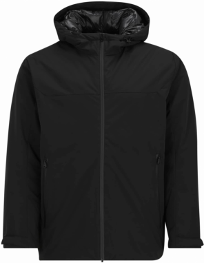 Jack & Jones Plus Prechodná bunda 'JJEBRANDON'  čierna