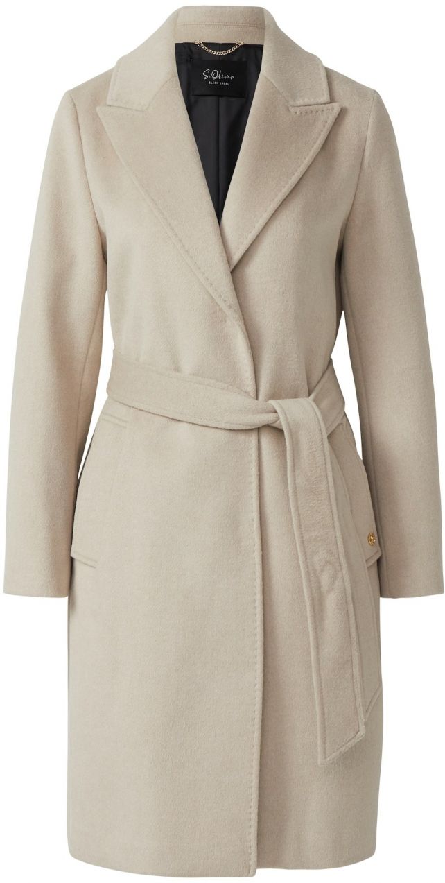 s.Oliver BLACK LABEL Prechodný kabát  béžová