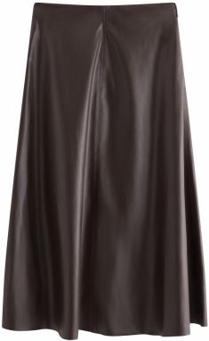 Lindex Sukňa 'Leona'  tmavohnedá