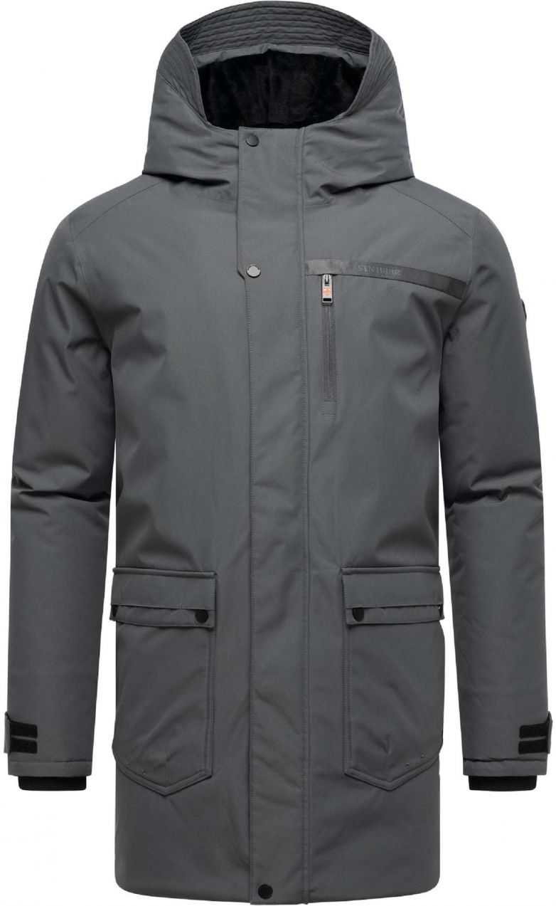 STONE HARBOUR Zimná parka 'Netaan XX'  tmavosivá