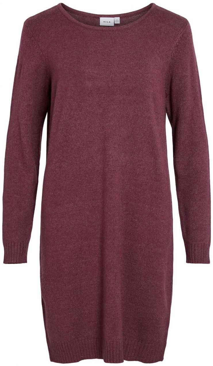 VILA Pletené šaty 'VIRil'  slivková