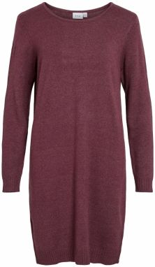 VILA Pletené šaty 'VIRil'  slivková