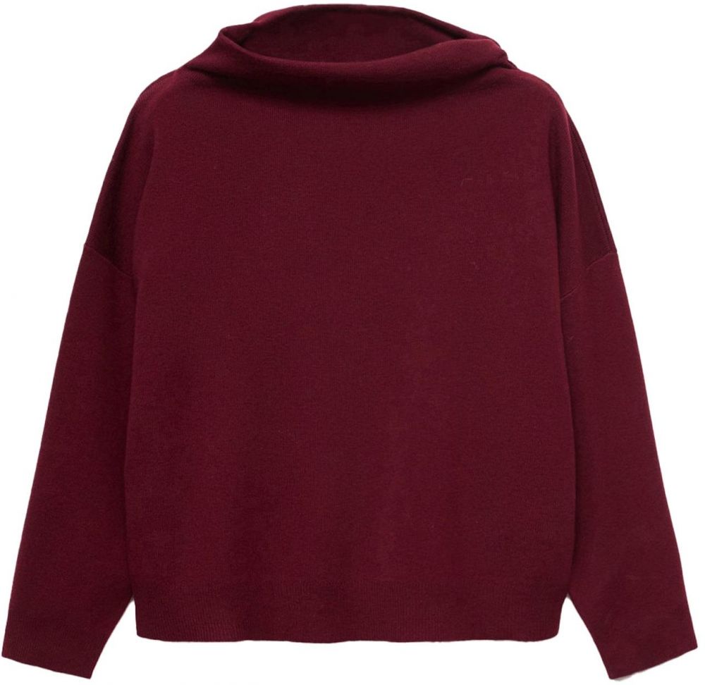 MANGO Sveter 'Plegamcd'  tmavočervená