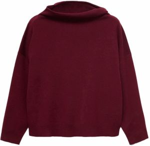 MANGO Sveter 'Plegamcd'  tmavočervená