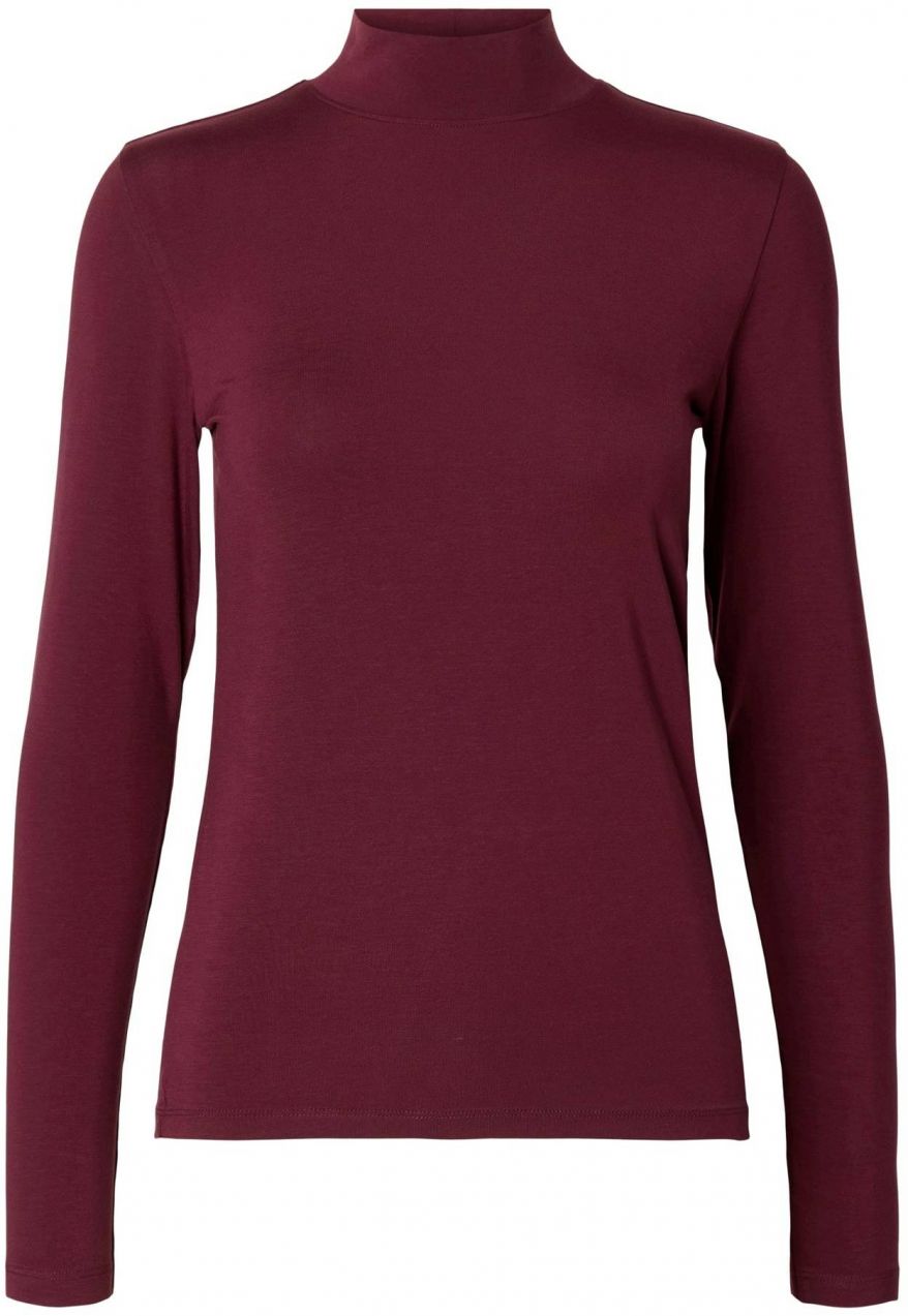 SELECTED Tričko 'Manja'  cyklaménová