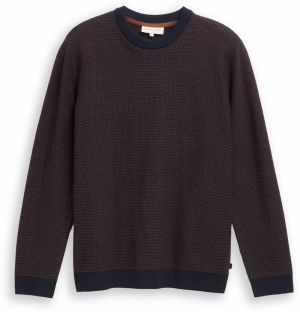 TOM TAILOR Sveter  koňaková / čierna