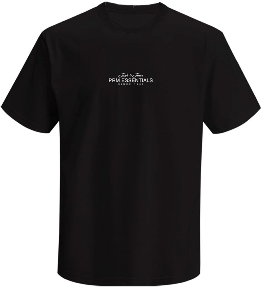 Jack & Jones Premium Tričko 'JPRBLACASPER'  béžová / čierna