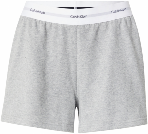 Calvin Klein Underwear Pyžamové nohavice  sivá / biela