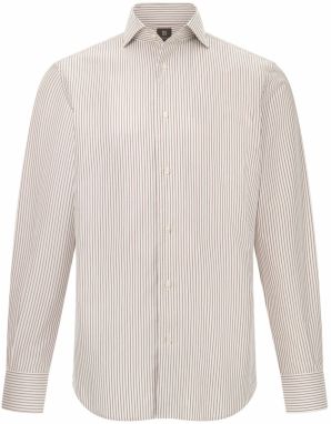 Boggi Milano Košeľa  béžová / biela