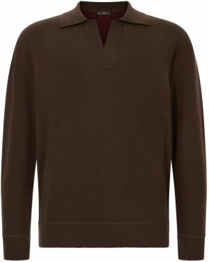 Boggi Milano Tričko  tmavohnedá