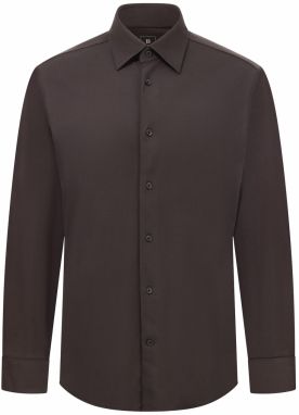 Boggi Milano Košeľa  tmavohnedá