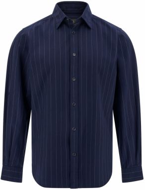 Boggi Milano Košeľa  námornícka modrá / biela