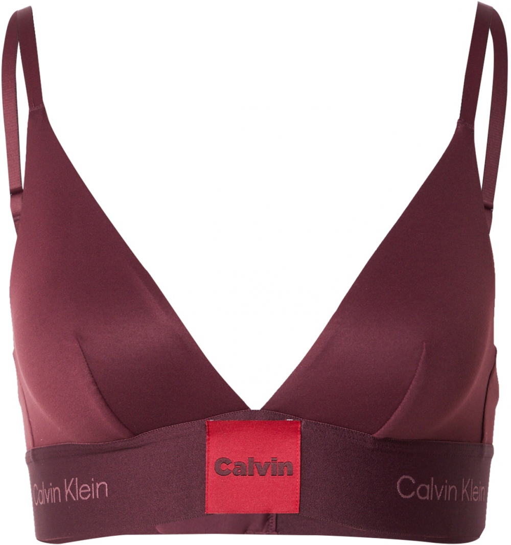 Calvin Klein Underwear Podprsenka  baklažánová / červená