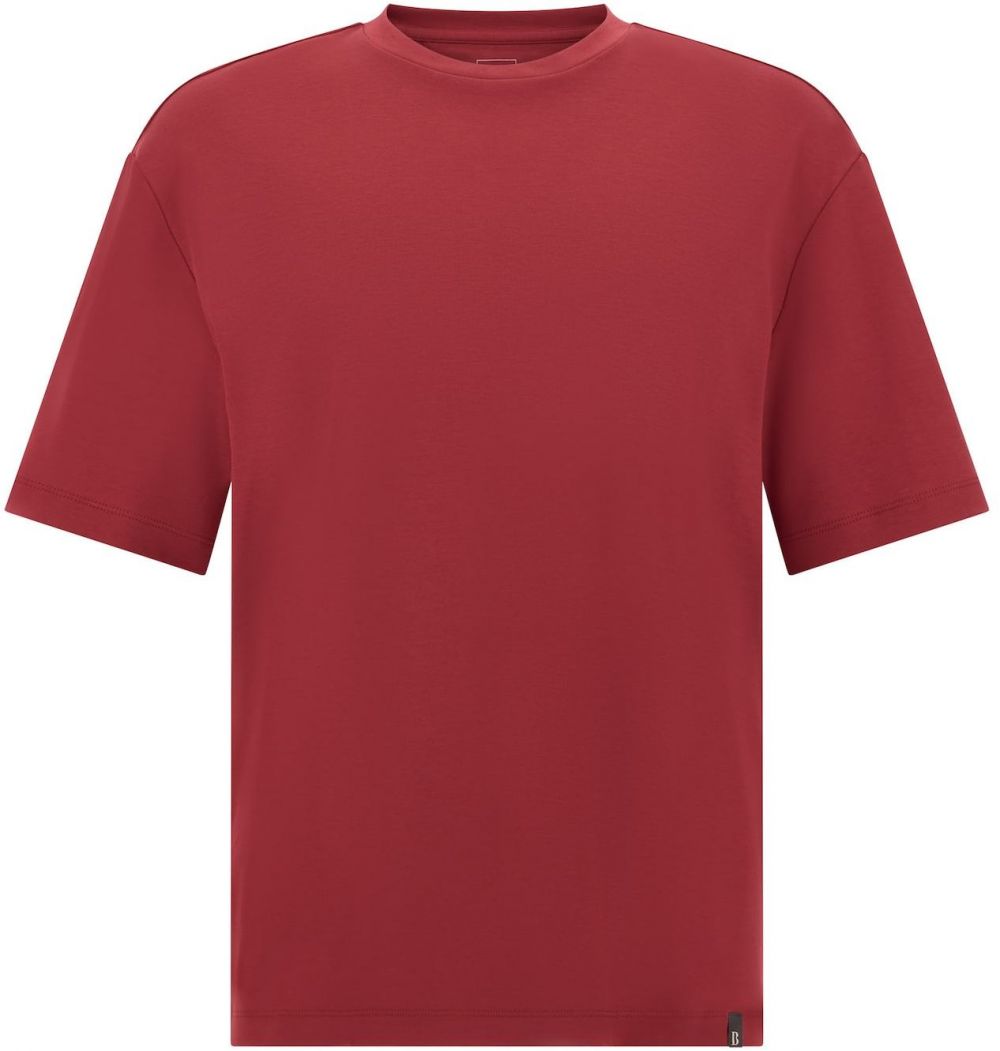 Boggi Milano Tričko 'Pima'  burgundská