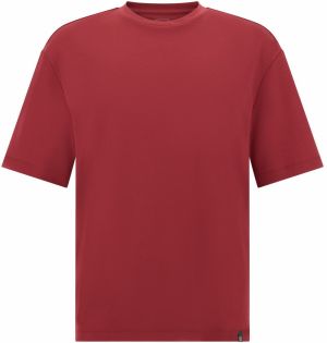 Boggi Milano Tričko 'Pima'  burgundská