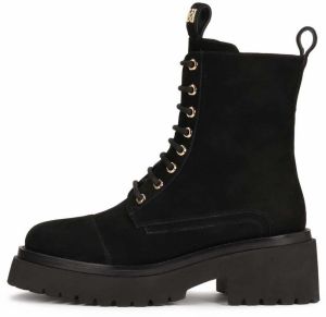 Kazar Šnurovacie členkové čižmy  čierna
